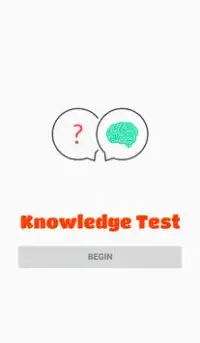 Knowledge Test Screen Shot 0