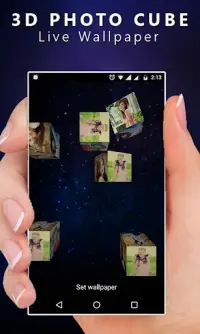 3D Cube Live Wallpaper Screen Shot 5