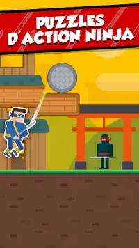 Mr Ninja - Puzzles Tranchants Screen Shot 0