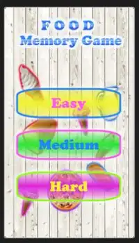 Foods Memory Game Screen Shot 0