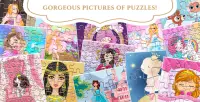 Princess Puzzles: لعبة للبنات Screen Shot 0