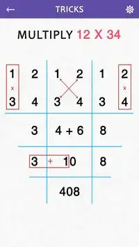 Math Games : Maths Tricks, Maths Tables Screen Shot 4