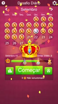 Solitaire: Desafio Diário Screen Shot 3