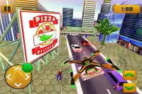 Симулятор Drone для пиццы Screen Shot 2