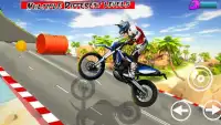Stunt Bike Games Gratis: Tricky Stunts Bike Game Screen Shot 1
