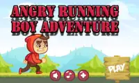 Angry Running Boy Adventure Screen Shot 0