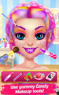 Candy Makeup Beauty Game Screen Shot 1