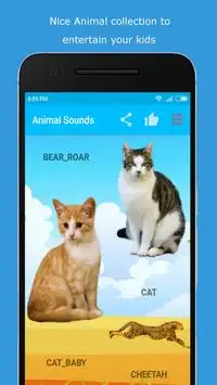 Animal Sounds - Natural Animal Sound with Picture Screen Shot 3