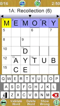 Barred Crossword Screen Shot 5