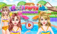 पूल पार्टी लड़कियों के खेल Screen Shot 0