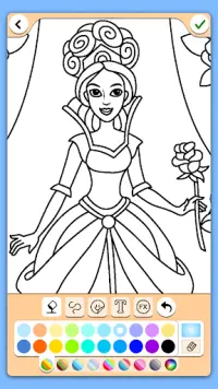Coloring for girls and women Screen Shot 3