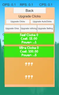 Idle Clicker Miner dev Screen Shot 1