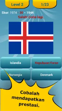 Flags of the World Quiz Screen Shot 3