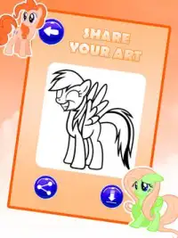 coloring book little pony 2017 Screen Shot 2