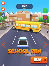 School Run 3D - Endless running game Screen Shot 12