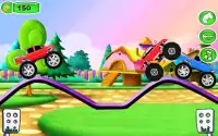 Mountain Race Monster Truck 2D Game Screen Shot 2