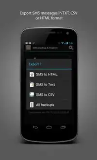 SMS Backup & Restore Screen Shot 4