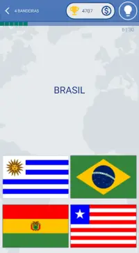 Teste de Bandeiras do mundo Screen Shot 7