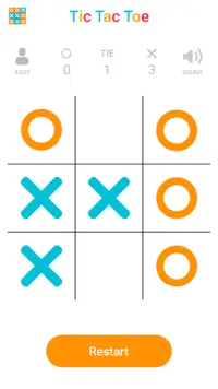 Colorful Tic Tac Toe Screen Shot 2