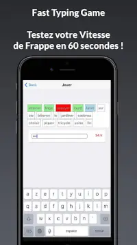 Fast Typing Game : Testez votre vitesse de frappe Screen Shot 0