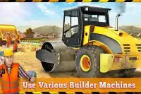Real Road Construction Simulator - Jogos de escava Screen Shot 3