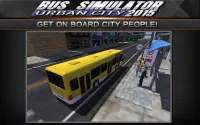 버스 시뮬레이터 2015 : 도시의 도시 Screen Shot 1