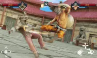 superhéroe ninja luchando Screen Shot 1