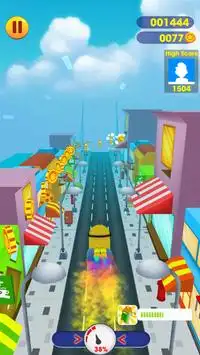 Subway minion banana Adventure Rush Screen Shot 5