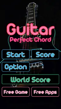 Guitar Perfect Chord - Learn absolute ear key game Screen Shot 2