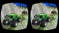 VR monster truck de carreras de 3D Screen Shot 0