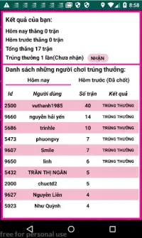Confetti Việt - Chơi game nhận thưởng Screen Shot 1
