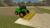 Farming Simulator Real Tractor Driving Racing Game Screen Shot 0