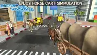 Simulador de transporte de carro de caballo Screen Shot 2