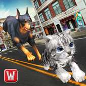 Dog vs Cat Survival Fight Game