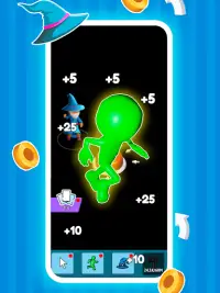 Green button: Trò chơi clicker Screen Shot 7
