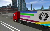 Euro Truck Driving Sim 2018 3D Screen Shot 1