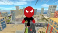 Spider Stickman Rescue Duty : Crime City Battle 3D Screen Shot 1