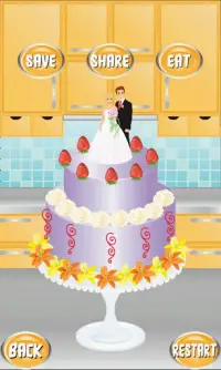 كعكة جعل لعبة- Cake Maker Screen Shot 7