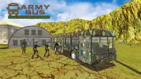 Offroad Uphill US Army Bus Driver Soldier Duty Screen Shot 0