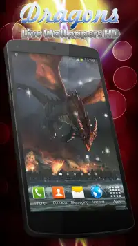 Dragons Live Wallpapers HD Screen Shot 4