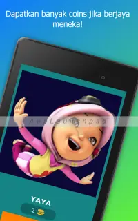 Boboiboy Word Game Screen Shot 1