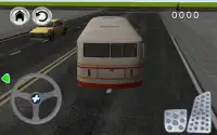 sopir bus simulator permainan Screen Shot 1