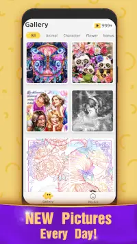 Jigsaw Coloring Puzzle Game - Free Jigsaw Puzzles Screen Shot 4