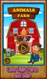 Animals Farm-Crazy Farm Games Screen Shot 1