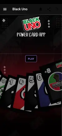 Black Uno - Power Card App Screen Shot 0