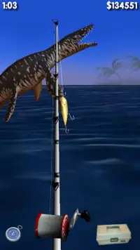 Big Dino Fishing 3D Lite Screen Shot 5