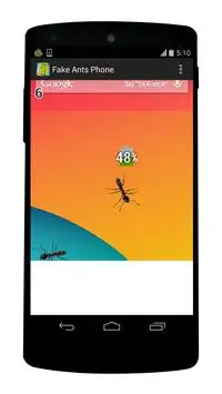 النمل وهمية في الهاتف Screen Shot 0