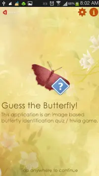 Guess the Butterfly-Photo Quiz Screen Shot 0