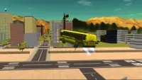 Flying City Bus Simulator 2016 Screen Shot 1