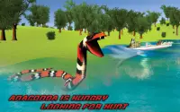 Hungry Anaconda الأفعى سيم 3D Screen Shot 14